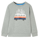 VidaXL Kinderpullover 116 hellkhaki meliert