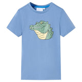 VidaXL Kindershirt 116 mittelblau
