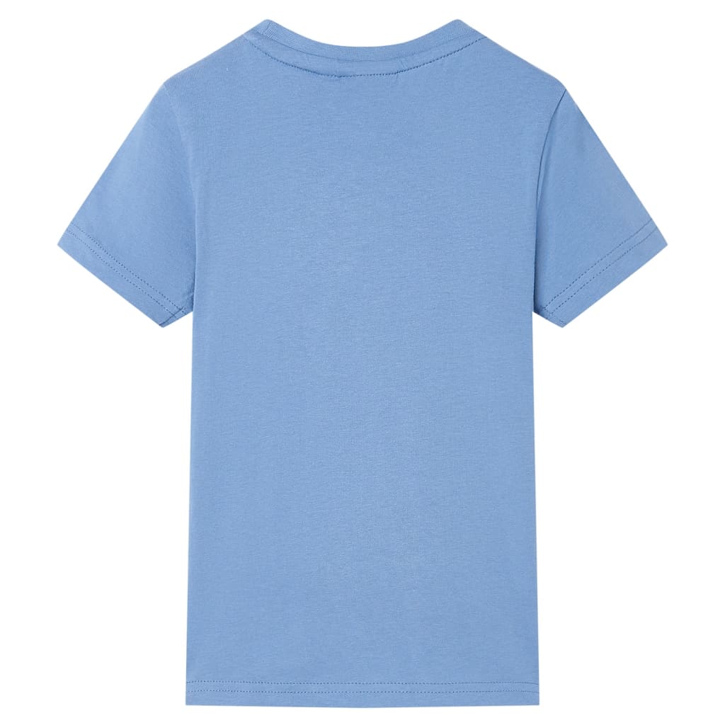VidaXL Kindershirt 128 mittelblau