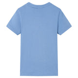 VidaXL Kindershirt 128 mittelblau