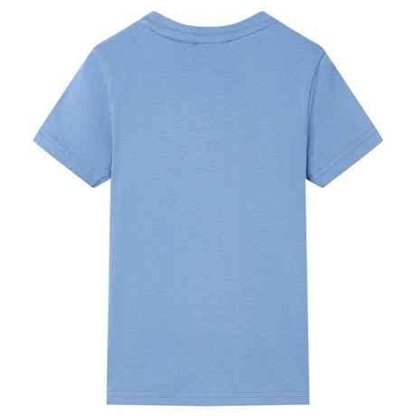 VidaXL Kindershirt 128 mittelblau