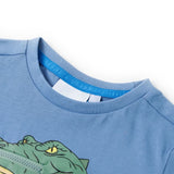 VidaXL Kindershirt 128 mittelblau