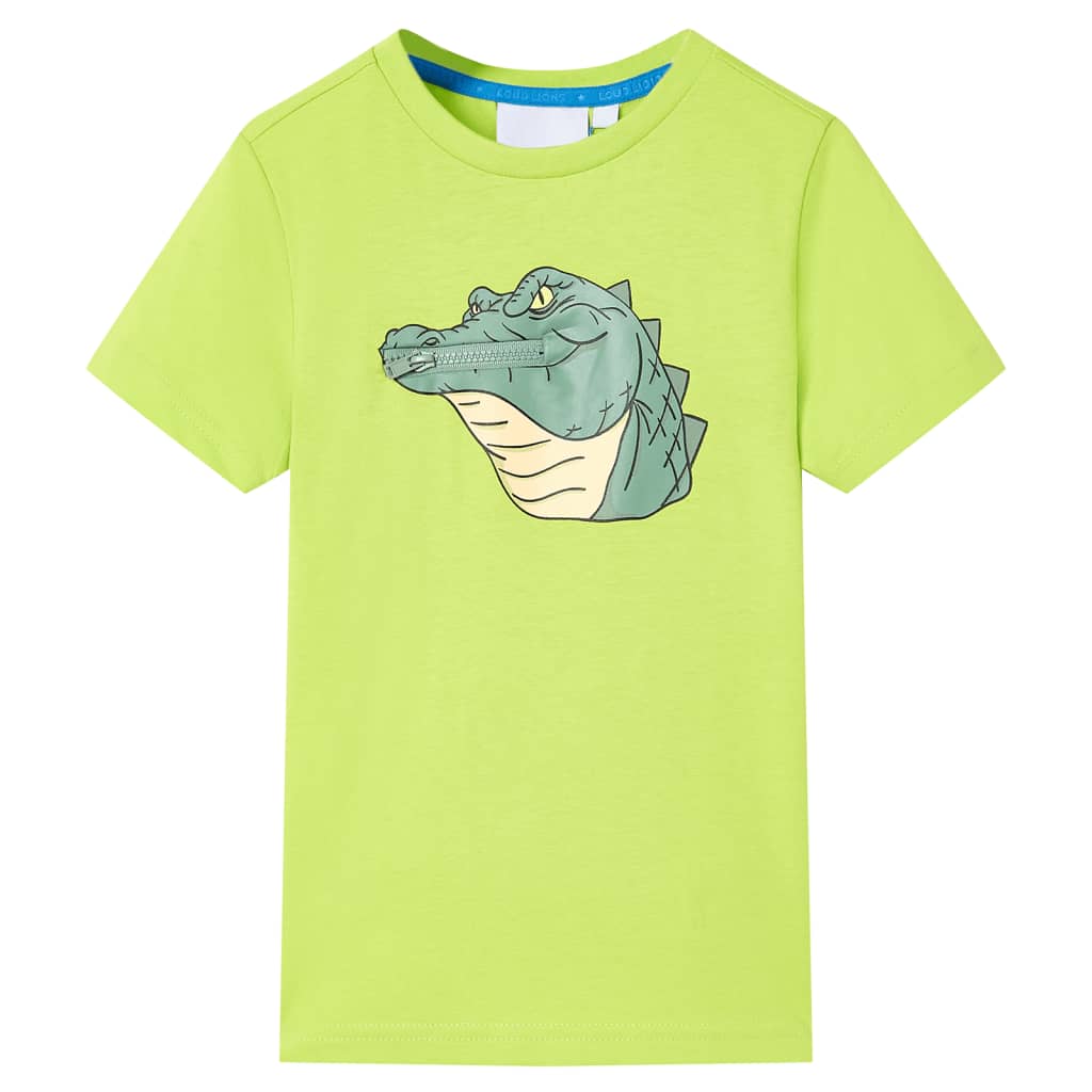 VidaXL Kindershirt 92 Limettengrün