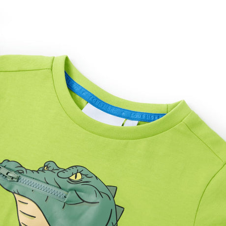 VidaXL Kindershirt 128 Limettengrün