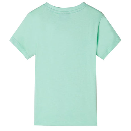 VidaXL Kindershirt mit kurzen Ärmeln 92 Hellgrün