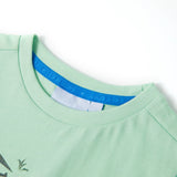 VidaXL Kindershirt mit kurzen Ärmeln 92 Hellgrün