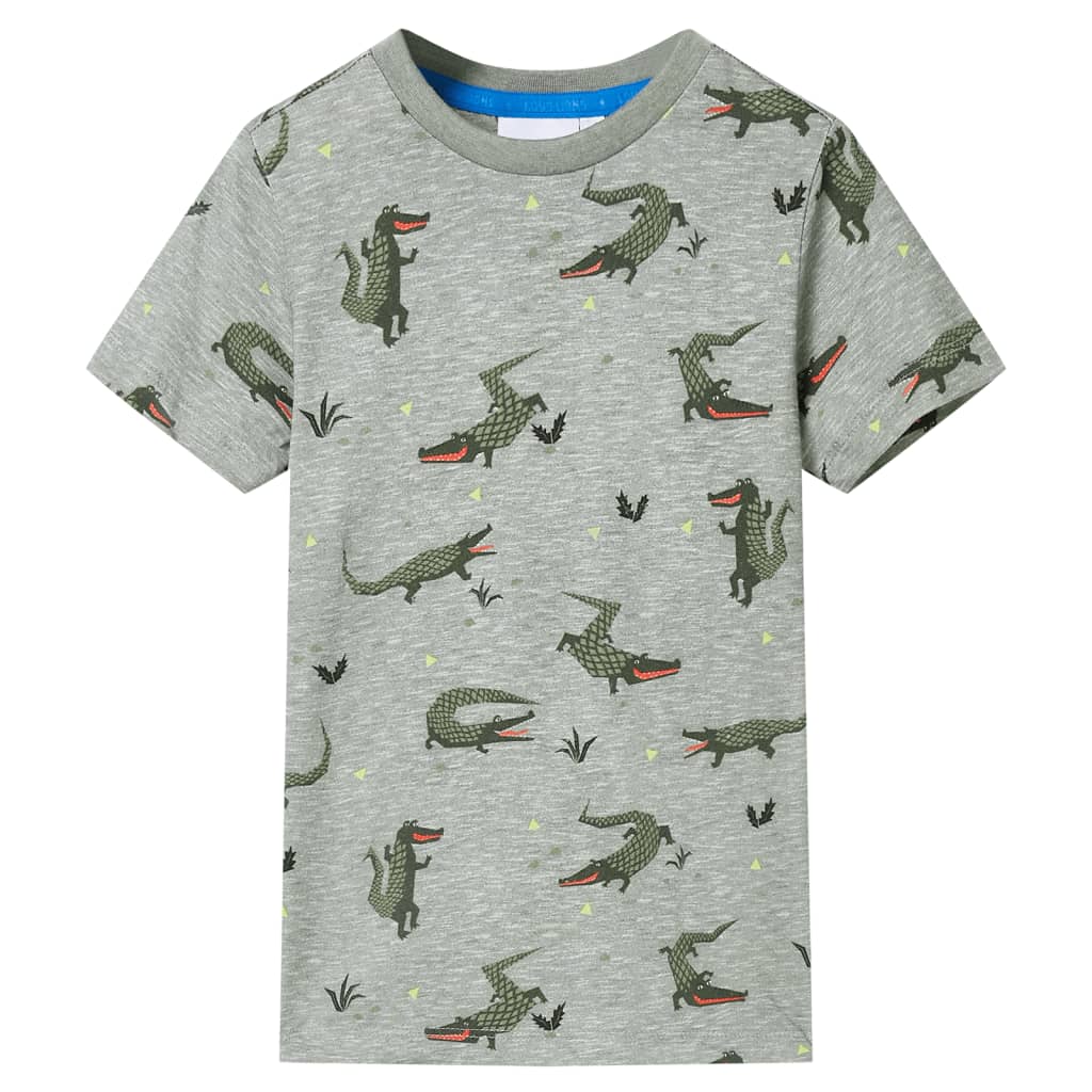 VidaXL Kindershirt 104 hellkhaki meliert