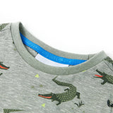 VidaXL Kindershirt 104 hellkhaki meliert