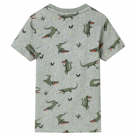 VidaXL Kindershirt 140 hellkhaki meliert