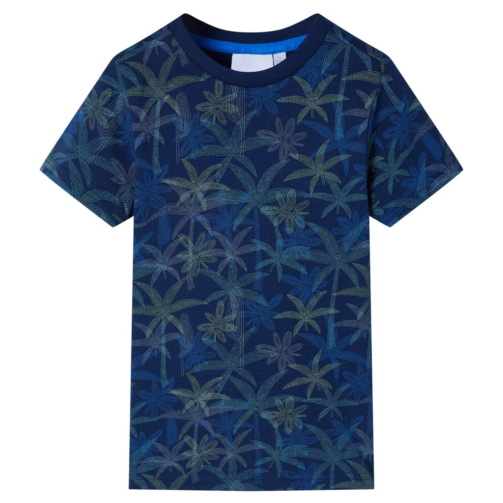 VidaXL Kinderhemd 92 Marineblau