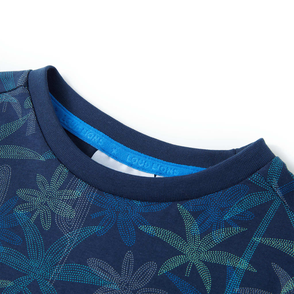 VidaXL Kinderhemd 92 Marineblau
