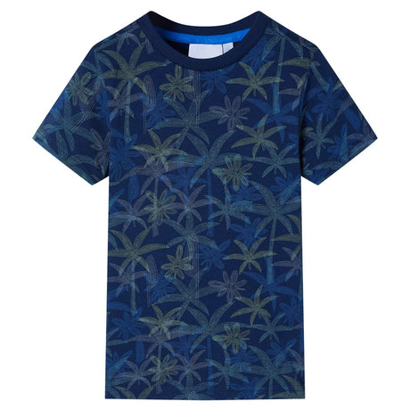 VidaXL Kinderhemd 104 Marineblau