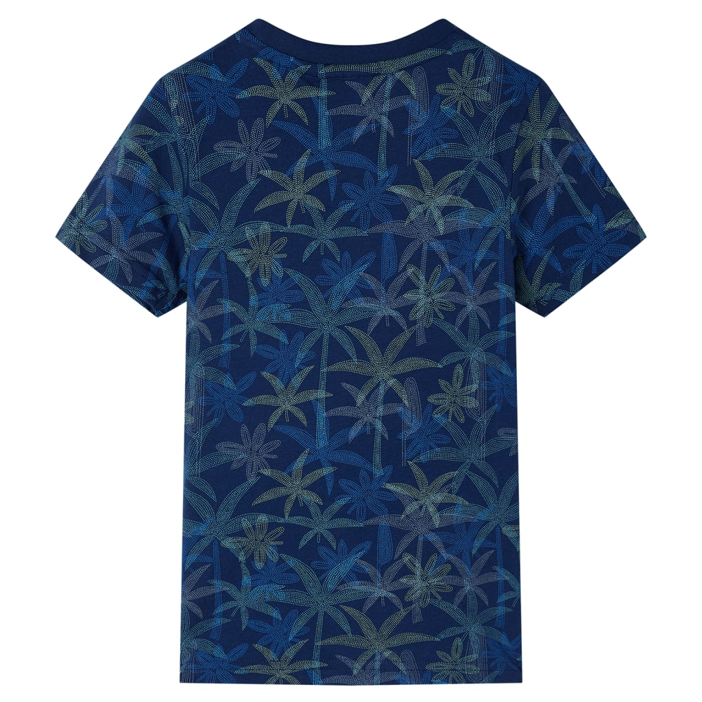 VidaXL Kinderhemd 104 Marineblau