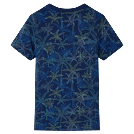 VidaXL Kinderhemd 104 Marineblau