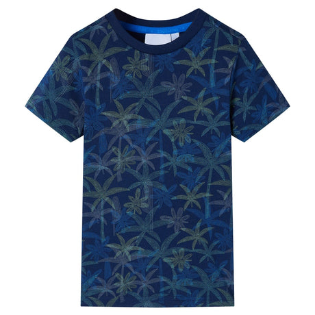 VidaXL Kinderhemd 128 Marineblau