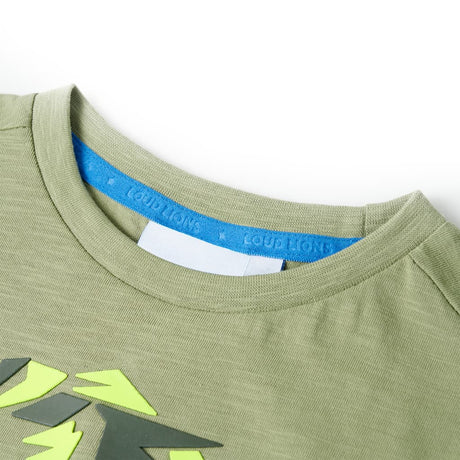 VidaXL Kindershirt 116 helles Khaki