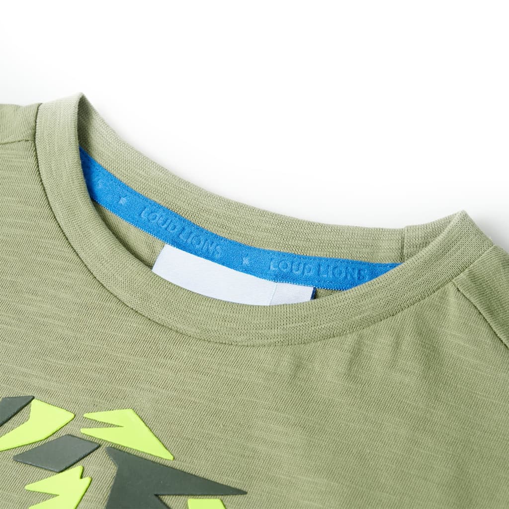 VidaXL Kinderhemd 128 helles Khaki