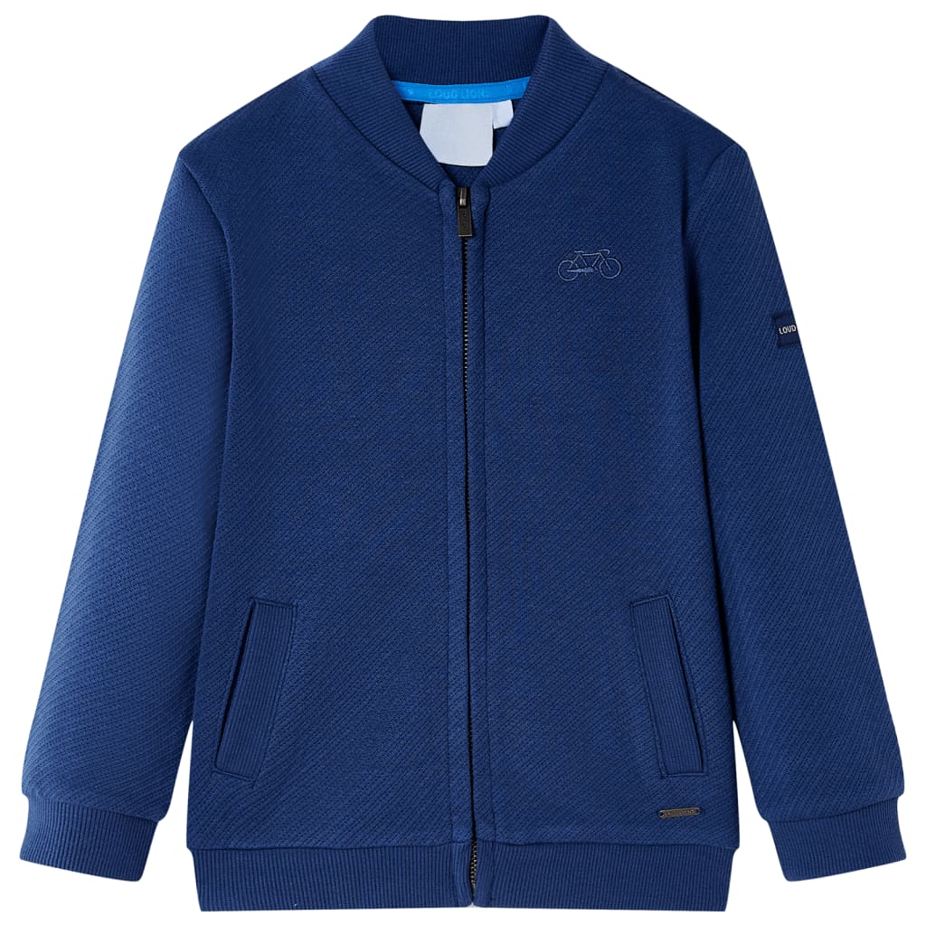 VidaXL Kinderweste mit Reißverschluss 104 Marineblau