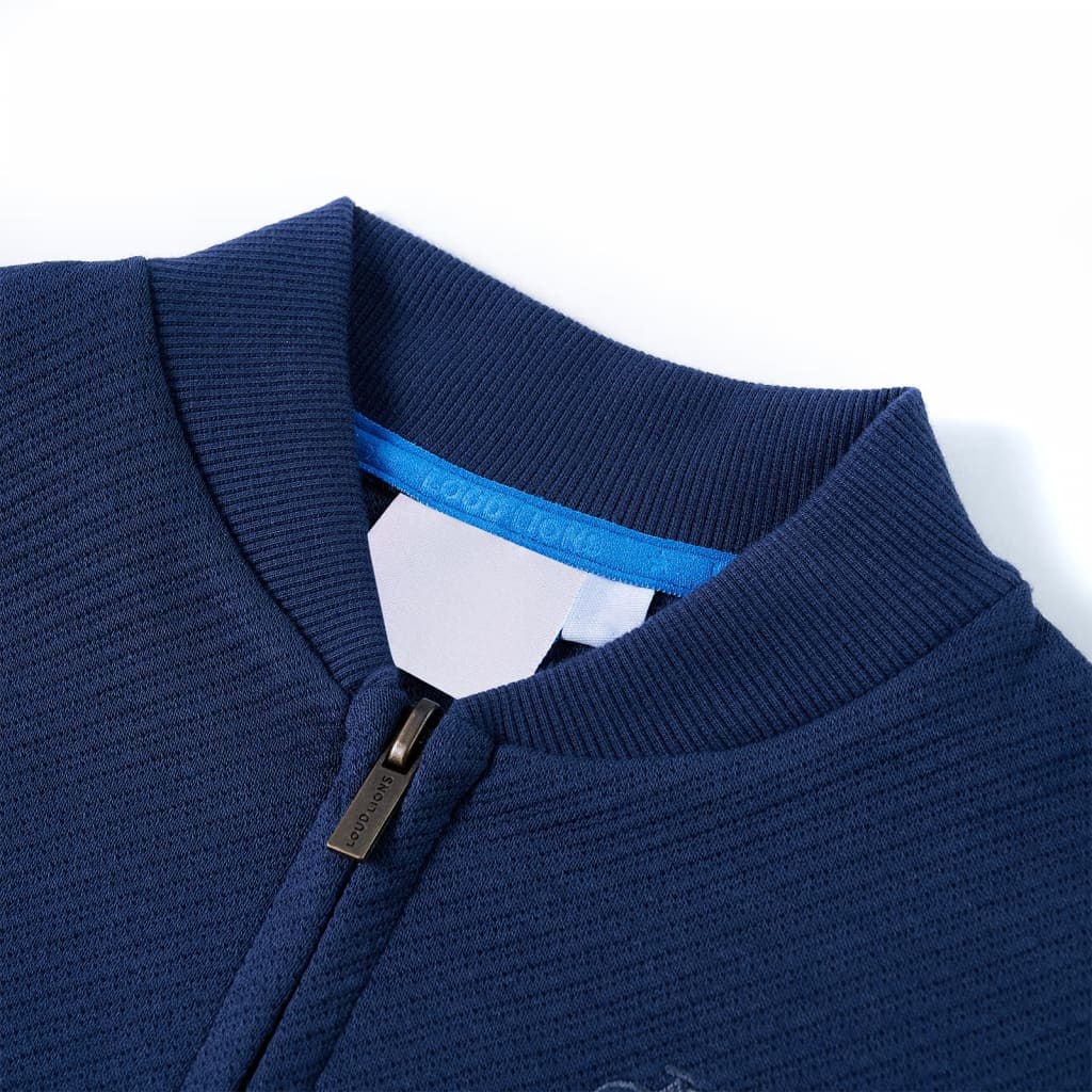 VidaXL Kinderweste mit Reißverschluss 128 Marineblau
