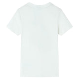 VidaXL Kindershirt mit kurzen Ärmeln 140 Ecru