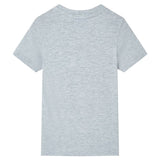 VidaXL Kindershirt mit kurzen Ärmeln 116 Grau