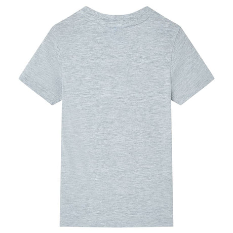 VidaXL Kindershirt mit kurzen Ärmeln 140 Grau
