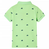 VidaXL Kinderpoloshirt 92 neongrün