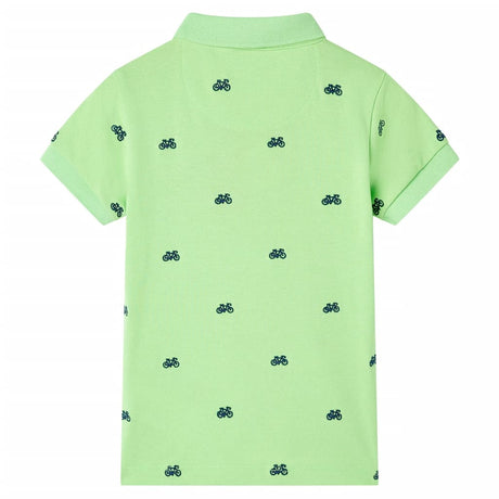 VidaXL Kinderpoloshirt 92 neongrün