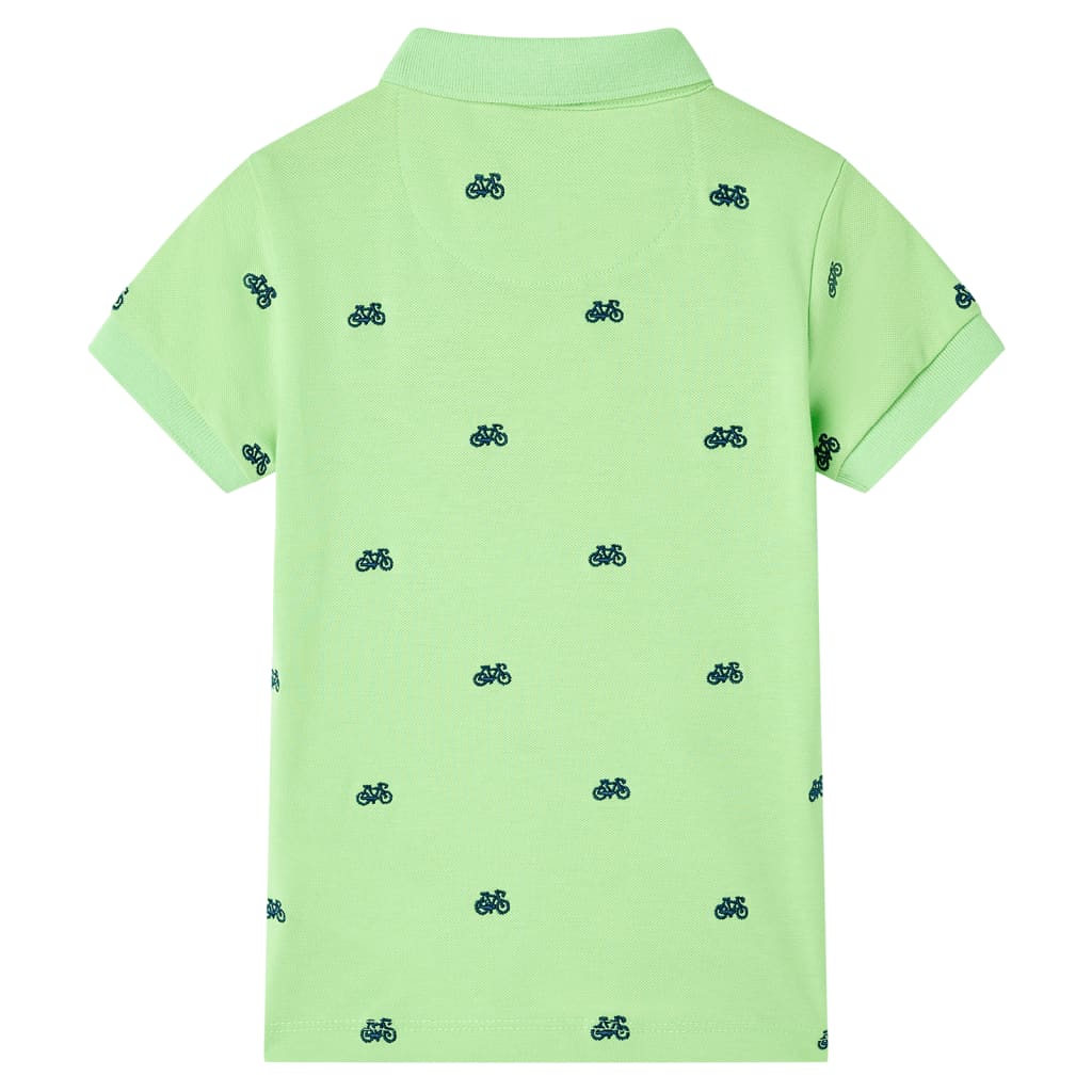 VidaXL Kinder-Poloshirt 104 neongrün