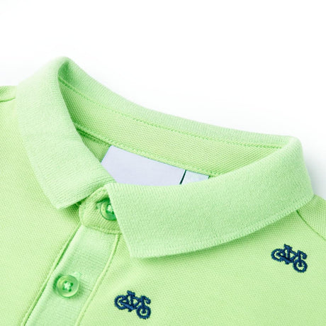 VidaXL Kinderpoloshirt 104 neongrün