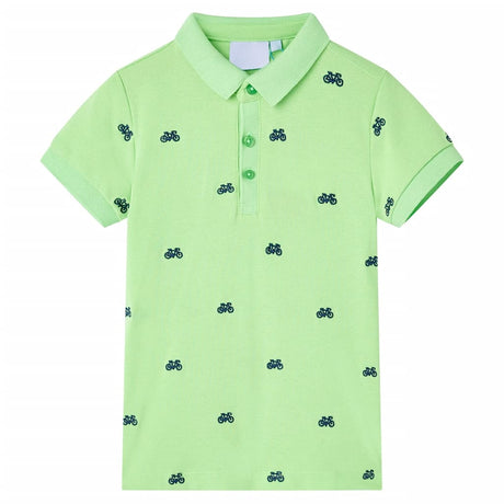 VidaXL Kinderpoloshirt 116 neongrün