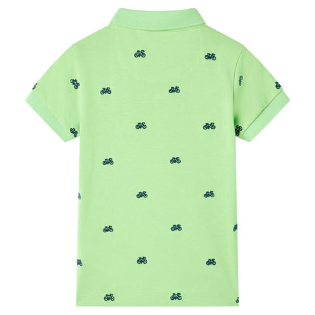 VidaXL Kinderpoloshirt 140 neongrün