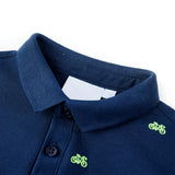 VidaXL Kinderpoloshirt 104 Marineblau
