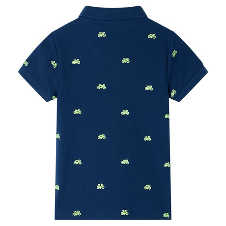 VidaXL Kinderpoloshirt 116 Marineblau