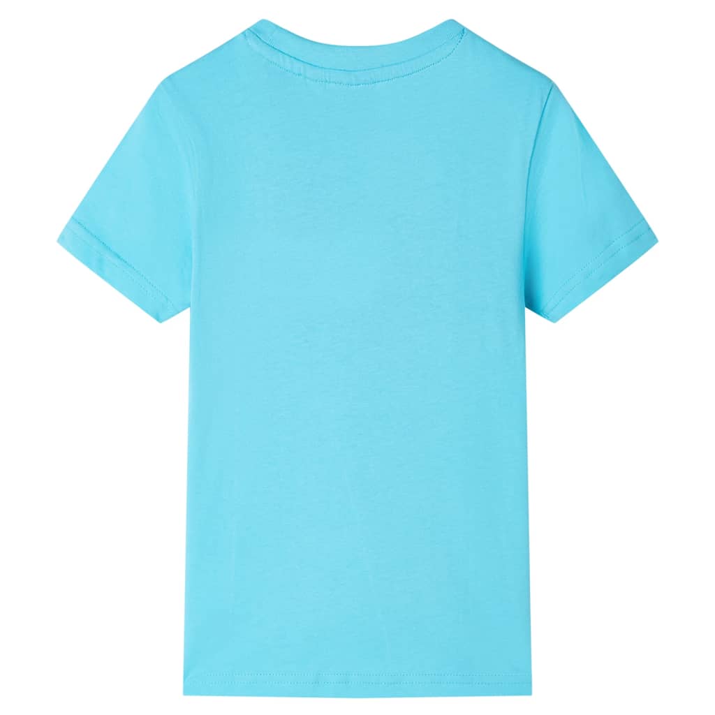 VidaXL Kindershirt mit kurzen Ärmeln 104 Meeresblau