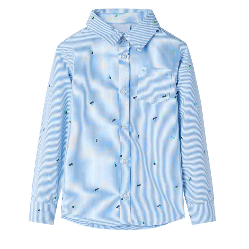 VidaXL Kindershirt 128 Hellblau