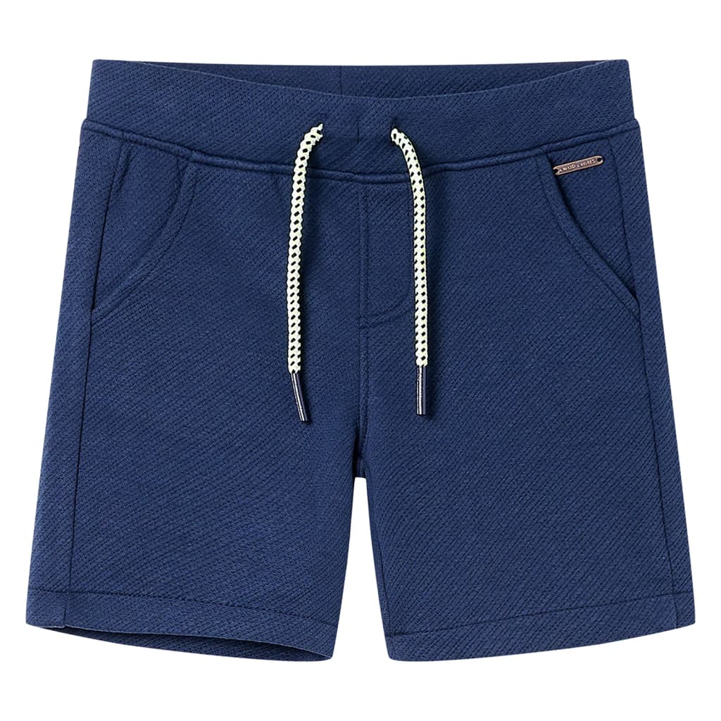 VidaXL Kindershorts mit Kordelzug 128 dunkelblau