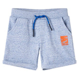 VidaXL Kindershorts mit Kordelzug 116 melangeblau