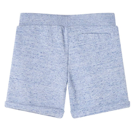VidaXL Kindershorts mit Kordelzug 116 melangeblau