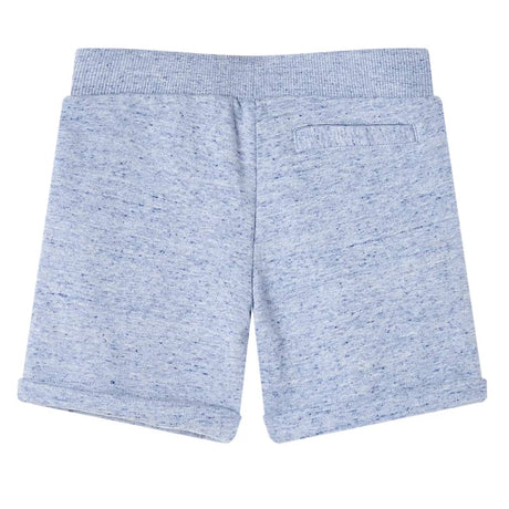 VidaXL Kindershorts mit Kordelzug 128 melangeblau