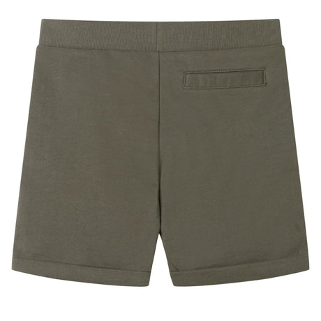 VidaXL Kindershorts mit Kordelzug 128 dunkles Khaki