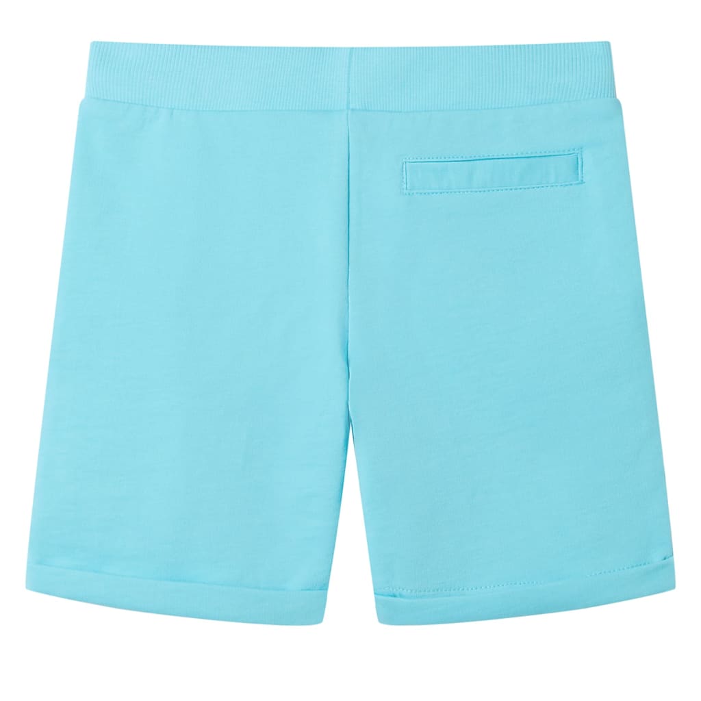 VidaXL Kindershorts mit Kordelzug 92 Meeresblau