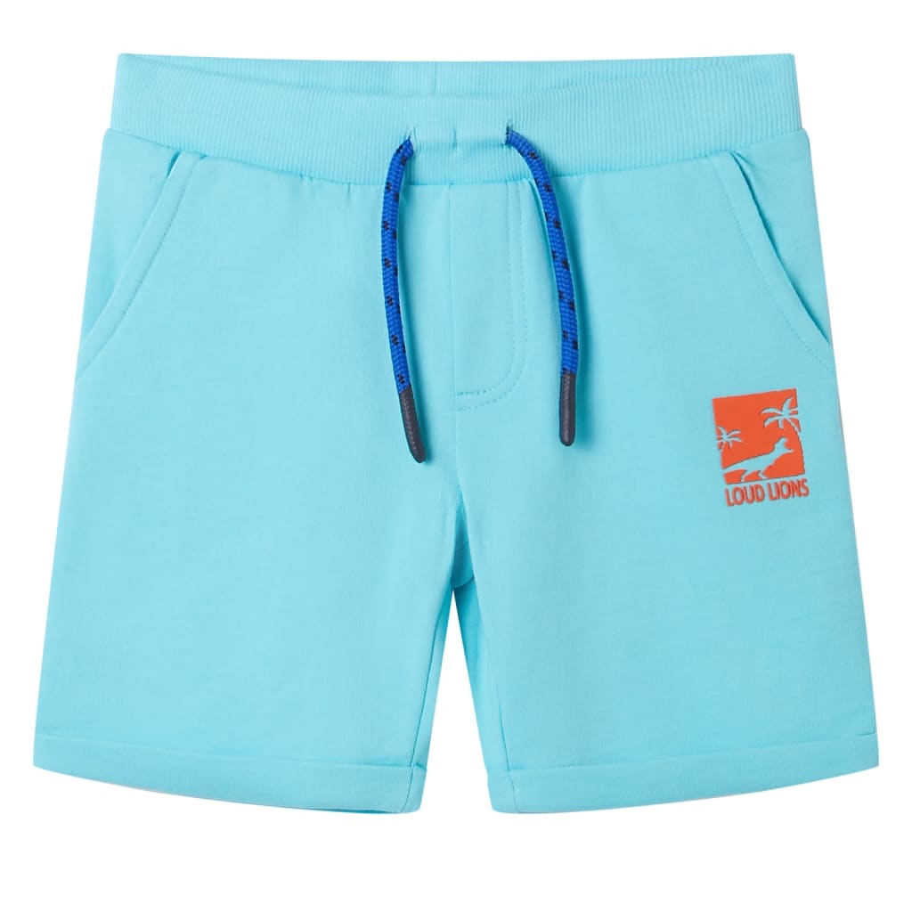 VidaXL Kindershorts mit Kordelzug 104 Meeresblau