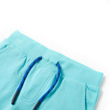 VidaXL Kindershorts mit Kordelzug 128 Meeresblau
