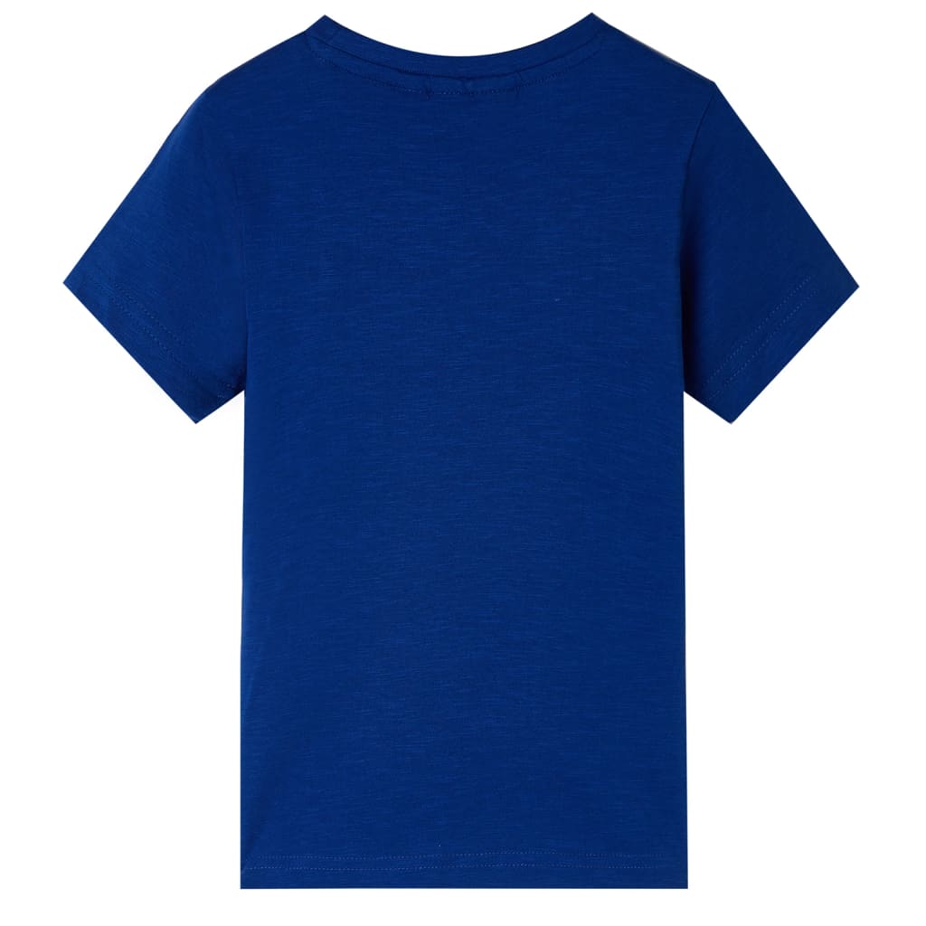 VidaXL Kindershirt mit kurzen Ärmeln 128 dunkelblau