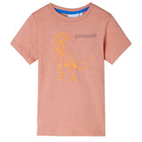 VidaXL Kindershirt mit kurzen Ärmeln 116 Hellorange