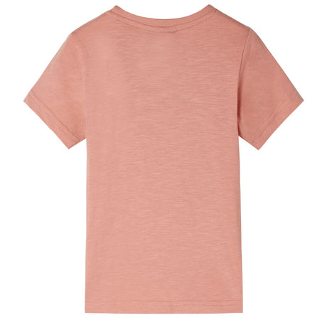 VidaXL Kindershirt mit kurzen Ärmeln 128 Hellorange