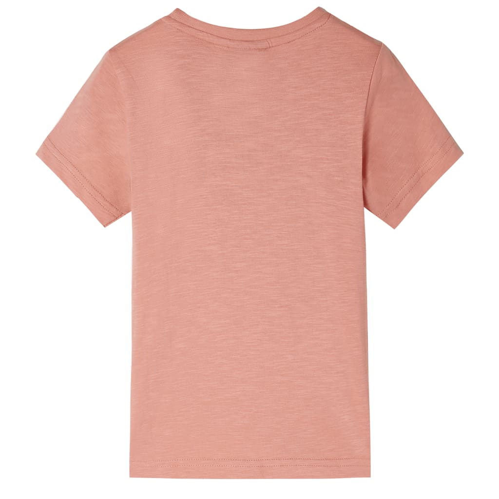 VidaXL Kindershirt mit kurzen Ärmeln 140 Hellorange