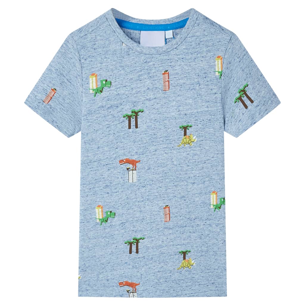 VidaXL Kinderhemd 92 blau gemischt
