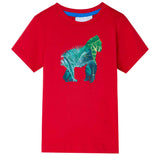 VidaXL Kindershirt 92 rot